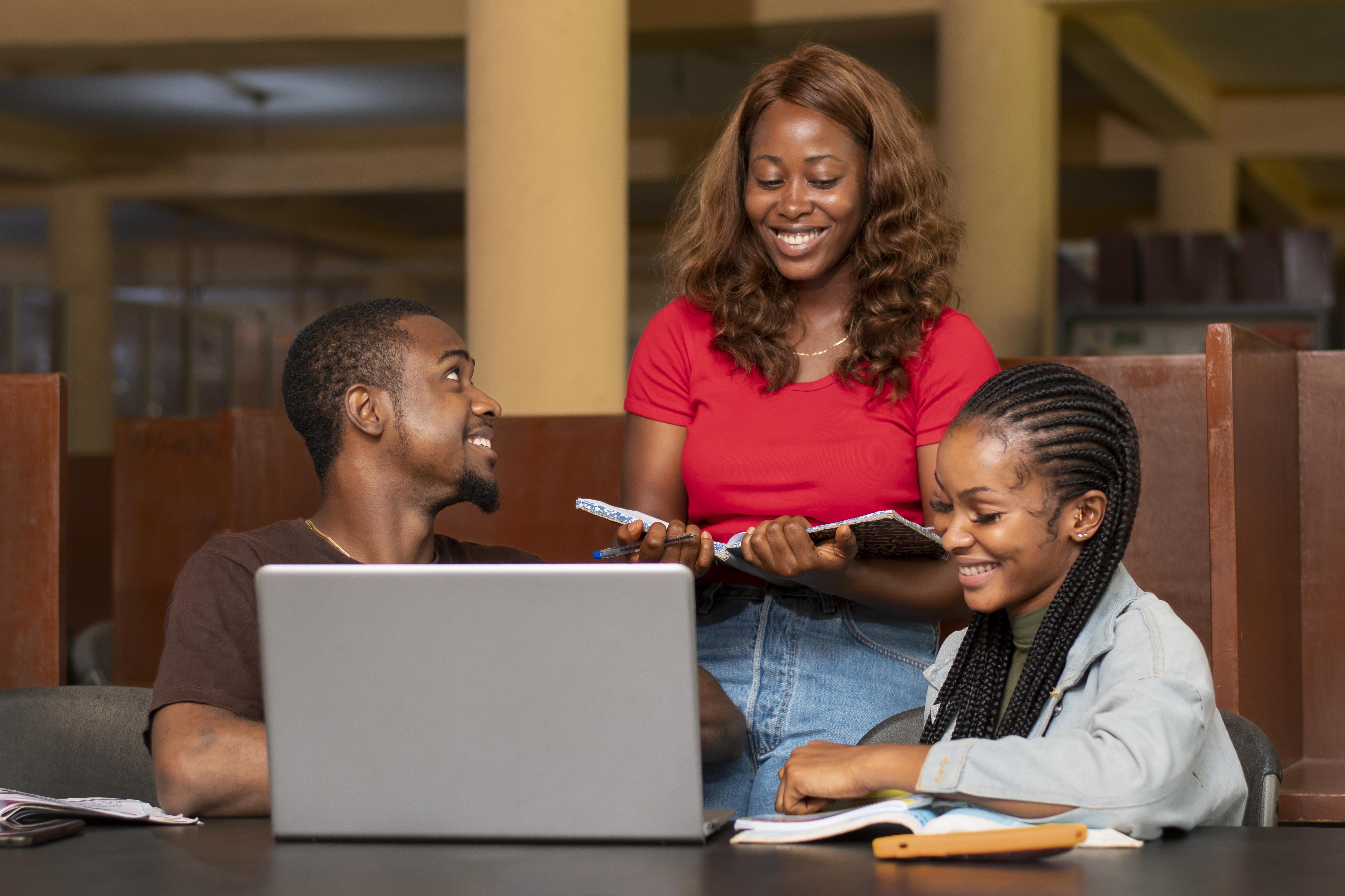 Students Studying Together